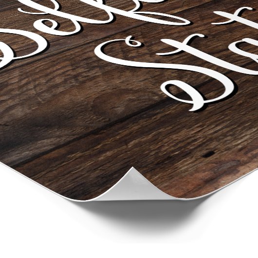 Rustige afbeelding SELFIE STATION Sign Print (Hoek)