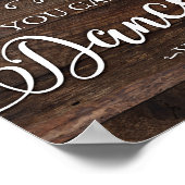 Rustige afbeelding U KUNT VODKA-gebarentafdruk AFD Poster (Hoek)