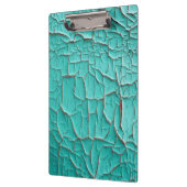 Rustige afbladderende verf turquoise turkoois klembord (Links)