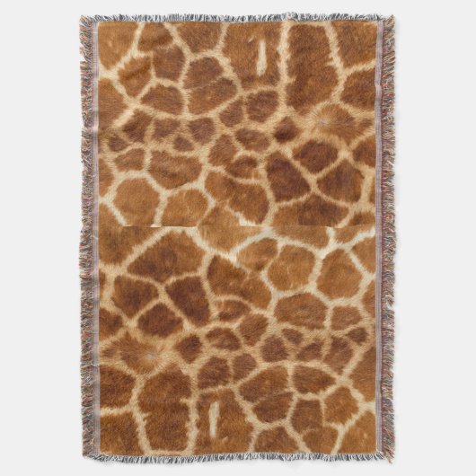 rustige afrikaanse mode safari diergiraffdruk deken (Voorkant Verticaal)