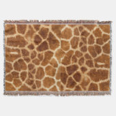 rustige afrikaanse mode safari diergiraffdruk deken (Voorkant)