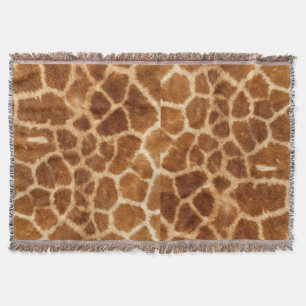 rustige afrikaanse mode safari diergiraffdruk deken