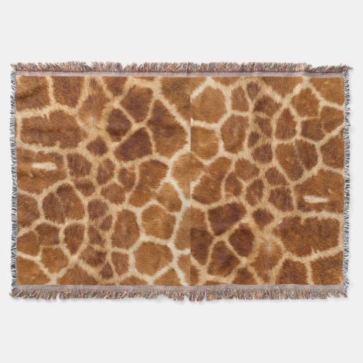 rustige afrikaanse mode safari diergiraffdruk deken (Voorkant)