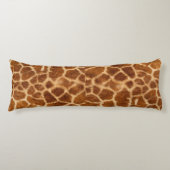 rustige afrikaanse mode safari diergiraffdruk lichaamskussen (Voorkant)