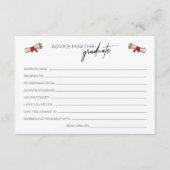 Rustige Afstudeerder Advice-kaarten Informatiekaartje (Voorkant)