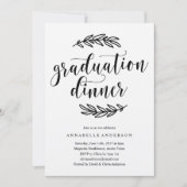 Rustige Afstuderen Inbeluitnodiging Kaart (Voorkant)