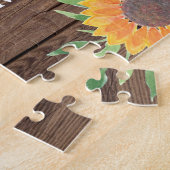 Rustige Afstuderen van zonnebloempitten Legpuzzel (Zijkant)