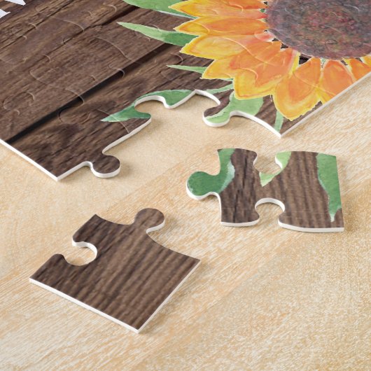 Rustige Afstuderen van zonnebloempitten Legpuzzel (Zijkant)