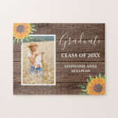 Rustige Afstuderen van zonnebloempitten Legpuzzel (Horizontaal)