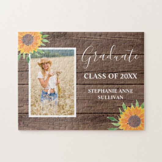 Rustige Afstuderen van zonnebloempitten Legpuzzel (Horizontaal)