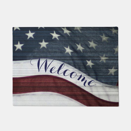 Rustige Amerikaanse deurmat (Voorkant)