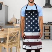 Rustige Amerikaanse vlag BBQ Schort