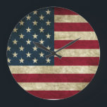 Rustige Amerikaanse vlag gestileerde klok<br><div class="desc">Rustisch Amerikaans vlagklokontwerp,
Afbeelding info:
Pixabay LicenseFree voor commercieel gebruikGeen attributie vereist</div>