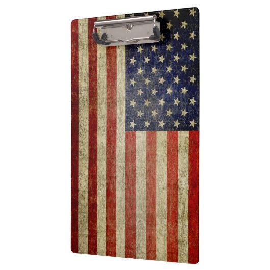 Rustige Amerikaanse vlag Klembord (Links)