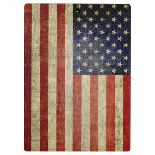 Rustige Amerikaanse vlag Klembord (Achterkant)