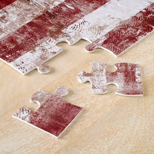 Rustige Amerikaanse vlag Legpuzzel (Zijkant)