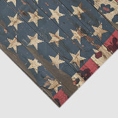 Rustige Amerikaanse vlag luipaardprint (1) Tissuepapier (Detail)