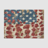 Rustige Amerikaanse vlag luipaardprint (6) Tissuepapier (Voorkant)