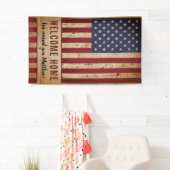 Rustige Amerikaanse vlag Spandoek (Insitu)