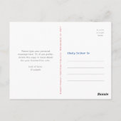 Rustige Amerikaanse vlag VS Stars & Stripes Dank j Briefkaart (Achterkant)