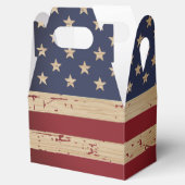 Rustige Amerikaanse vlaggestars en stripes Bedankdoosjes (Geopend)