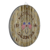 Rustige Amerikaanse zout bar Dartbord (Voorkant Links)