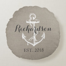 Rustige  Anchor Wedding Monogram