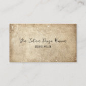 Rustige  Antiek interieurontwerper van de Textuur Visitekaartje (Voorkant)