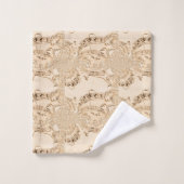 Rustige Antiek muzieknotities Bad Handdoek (Wasdoekje)