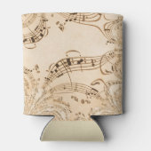 Rustige Antiek muzieknotities Blikjeskoeler (Achterkant)