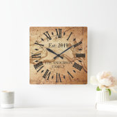  Rustige Antiek noodrem Vierkante Klok (Huis)