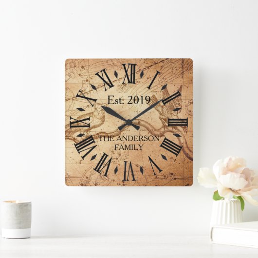  Rustige Antiek noodrem Vierkante Klok (Huis)