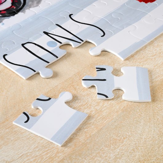 Rustige Antiek Red Truck op maat Legpuzzel (Zijkant)