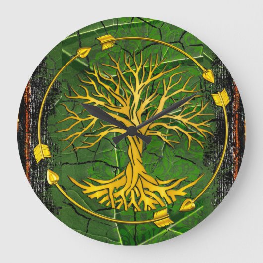 Rustige Antiek renaissancetoom 2 Grote Klok (Voorkant)