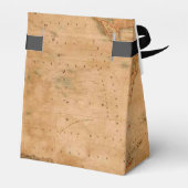 Rustige Antiek  Wereldkaart III Bedankdoosjes (Achterkant)