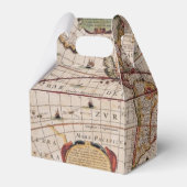 Rustige Antiek  Wereldkaart IV Bedankdoosjes (Achterkant)