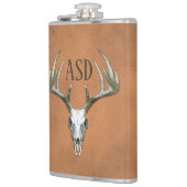 Rustige Antlers met Initialen Heupfles (Links)