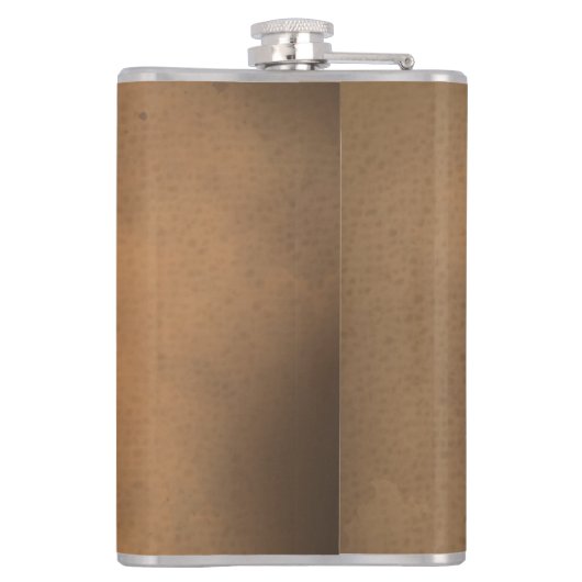 Rustige Antlers met Initialen Heupfles (Achterkant)