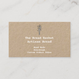 Rustige Artisan Bakery | Bundel Wheat Kraft Visitekaartje