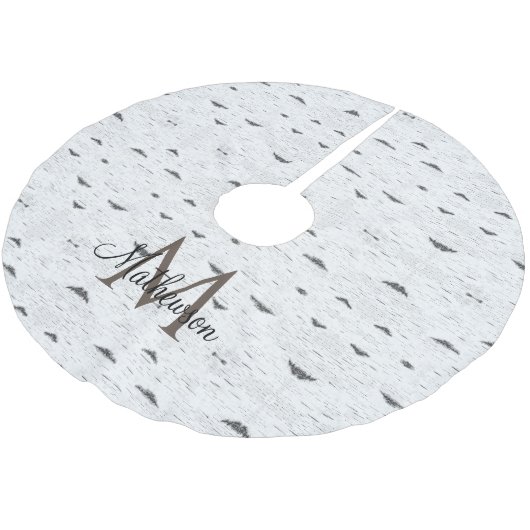 Rustige Asp Rustic Aspen Bark kerstboomrokken Kerstboom Rok (Gekanteld)