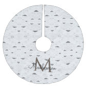 Rustige Asp Rustic Aspen Bark kerstboomrokken Kerstboom Rok (Voorkant)