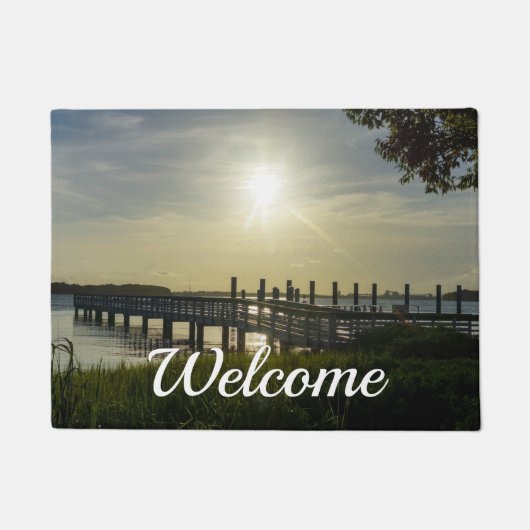 Rustige avond bij Cooper River Welkom Deurmat (Voorkant)