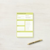 Rustige Avondroutine Planner Post-it® Notes (Op bureau)
