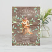 Rustige Baby eekhoorn en Baby shower van mam Kaart (Staand voorkant)