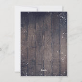 Rustige baby kerst feestdagenkaart (Achterkant)