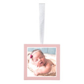 Rustige Baby roze fotocollage sneeuw Decoratie (Rechts)