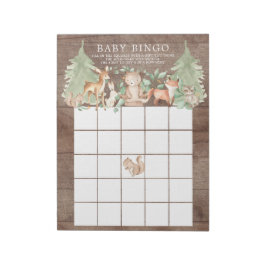 Rustige Baby shower Bingo Game Notitieblok