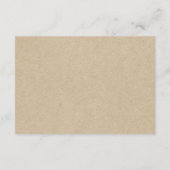 Rustige baby shower florale blush informatiekaartje (Achterkant)