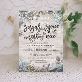 Rustige Baby shower, suiker, specerijen en alles,  Kaart