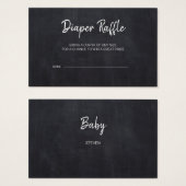 Rustige Baby shower van Chalkboard, Kaarten met lu Visitekaartje (Voorkant /achterkant)